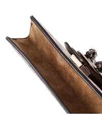 Pre-Owned Gucci Mini Dionysus Bag Gg Coated Canvas