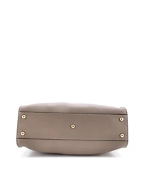 Pre-Owned Fendi Regular Peekaboo Bag Leather with Plexiglass Detail