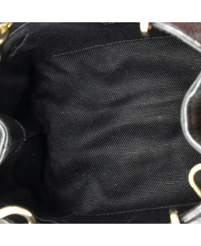Pre-Owned Gucci Mini Bamboo Shopper Tote Leather