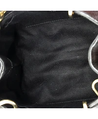 Pre-Owned Gucci Mini Bamboo Shopper Tote Leather