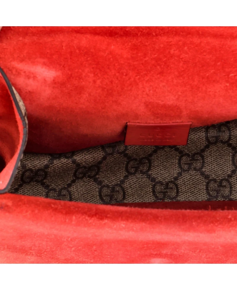 Pre-Owned Gucci Mini Dionysus Bag Gg Coated Canvas