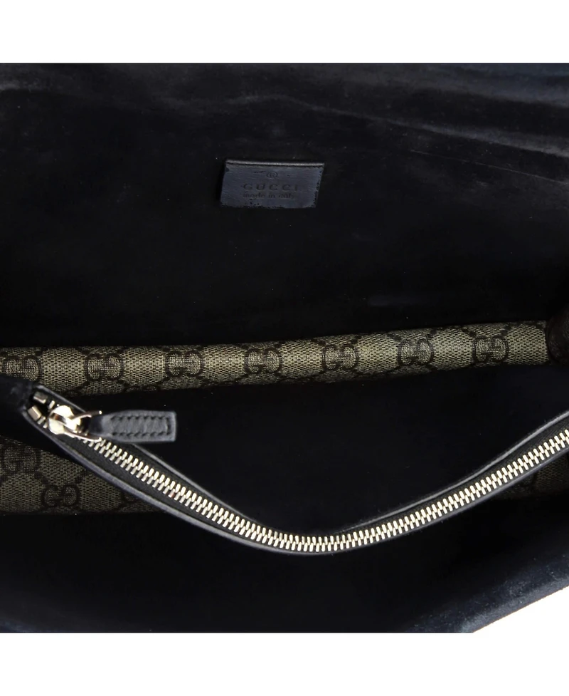 Pre-Owned Gucci Medium Dionysus Bag Gg Coated Canvas