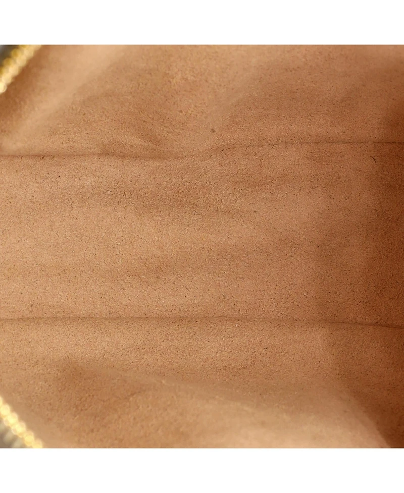 Pre-Owned Gucci Mini Ophidia Round Shoulder Bag Leather