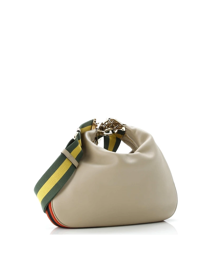 Pre-Owned Gucci Large Attache Shoulder Bag Leather