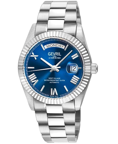 Gevril Men's West Village Swiss Automatic Bracelet Watch