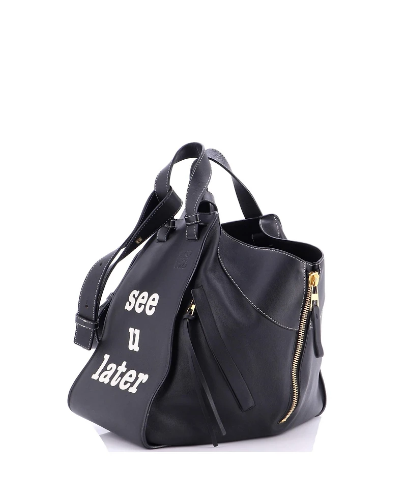 Pre-Owned Loewe Medium Hammock Bag Printed Leather