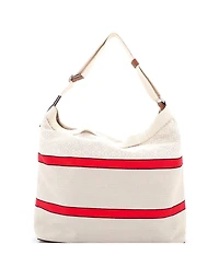 Pre-Owned Loewe Open Crossbody Tote Anagram Jacquard and Canvas