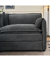 Streamdale Furniture Chenille Modular Sofa Ultimate Comfort, Customizable, Modern Design