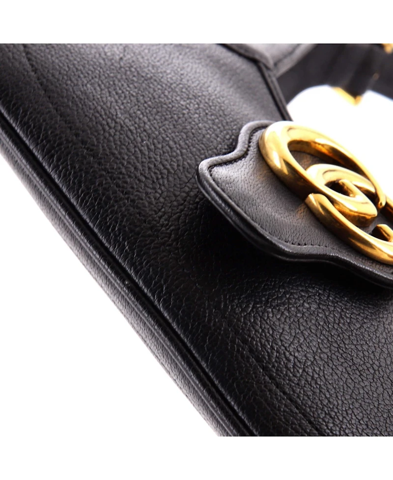 Pre-Owned Gucci Small Monochrome Aphrodite Shoulder Bag Leather