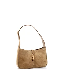 Pre-Owned Saint Laurent Small Le 5 a 7 Hobo Suede