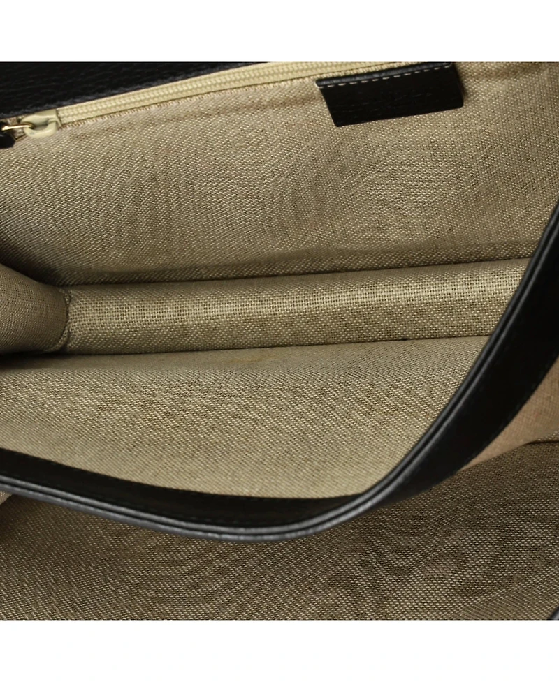 Pre-Owned Gucci Medium Interlocking Shoulder Bag Leather