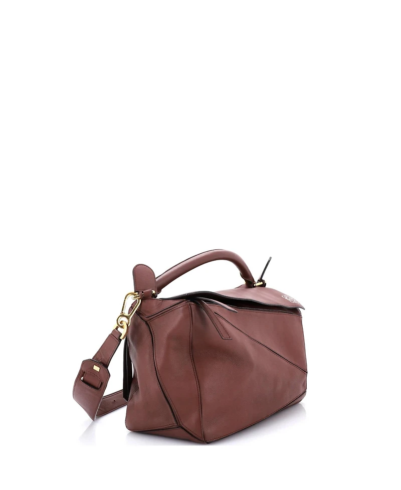 Pre-Owned Loewe Large Puzzle Bag Leather