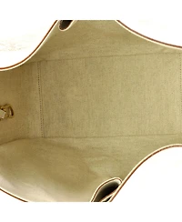 Pre-Owned Loewe Small Hammock Bag Leather and Anagram Jacquard