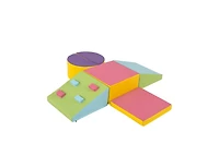 Hongge 6 Piece Foam Climbing Blocks with Hook and Loop Fasteners