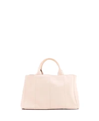 Pre-Owned Prada Large Canapa Convertible Tote Canvas