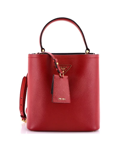 Pre-Owned Prada Medium Panier Bucket Bag Saffiano Leather