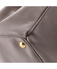 Pre-Owned Prada Large Double Zip Lux Tote Saffiano Leather