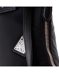 Pre-Owned Prada Mini Re-Edition 2005 Hobo Tessuto with Saffiano Leather