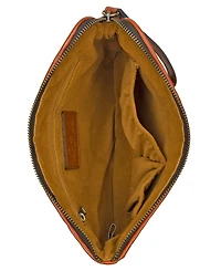 Patricia Nash Leisha Zippered Leather Wristlet