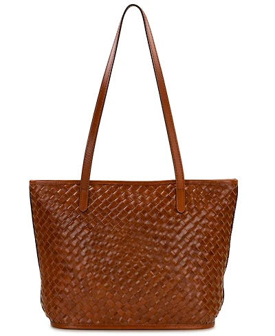 Patricia Nash Emmie Medium Leather Tote Handbag