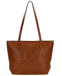Patricia Nash Emmie Medium Leather Tote Handbag