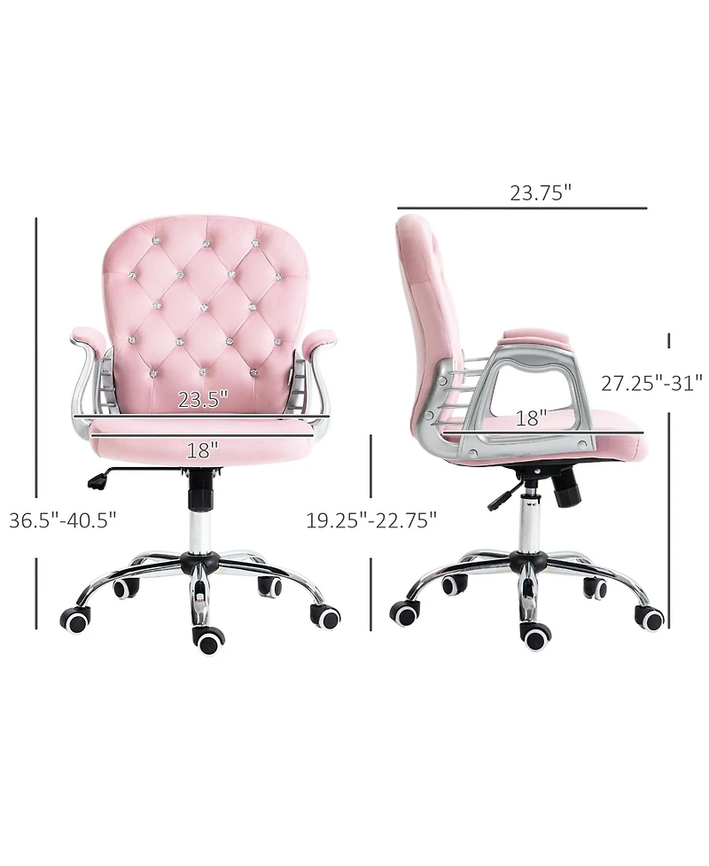 Rainsken Velvet Office Chair