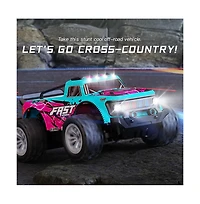 Bruce & Shark 1:20 Scale Rc Off-Road Truck – 2WD with 2 Batteries, 4-Wheel Suspension & 130ft Range