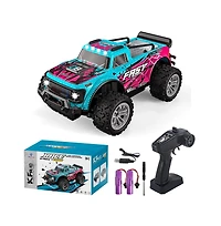 Bruce & Shark 1:20 Scale Rc Off-Road Truck – 2WD with 2 Batteries, 4-Wheel Suspension & 130ft Range