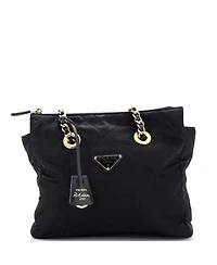 Pre-Owned Prada Re-Edition 1995 Chain Tote Quilted Re-Nylon