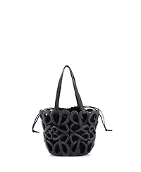 Pre-Owned Loewe Small Inflated Anagram Cut Out Basket Tote Rubber and Leather