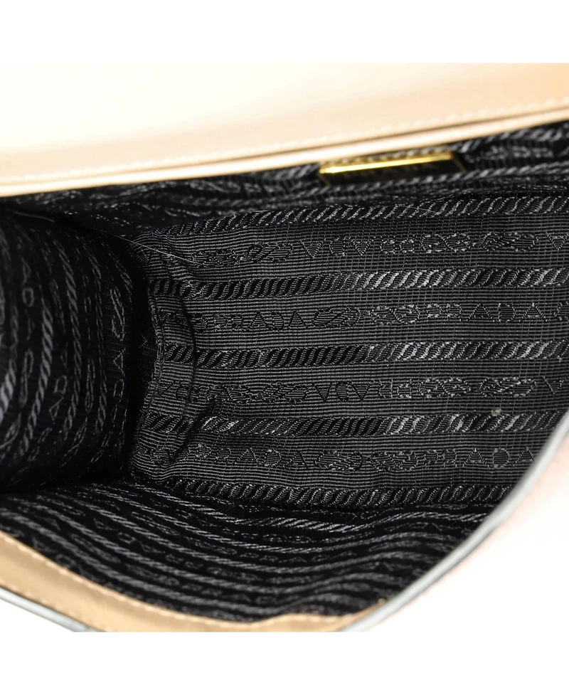 Pre-Owned Prada Small Envelope Flap Chain Shoulder bag Saffiano Leather