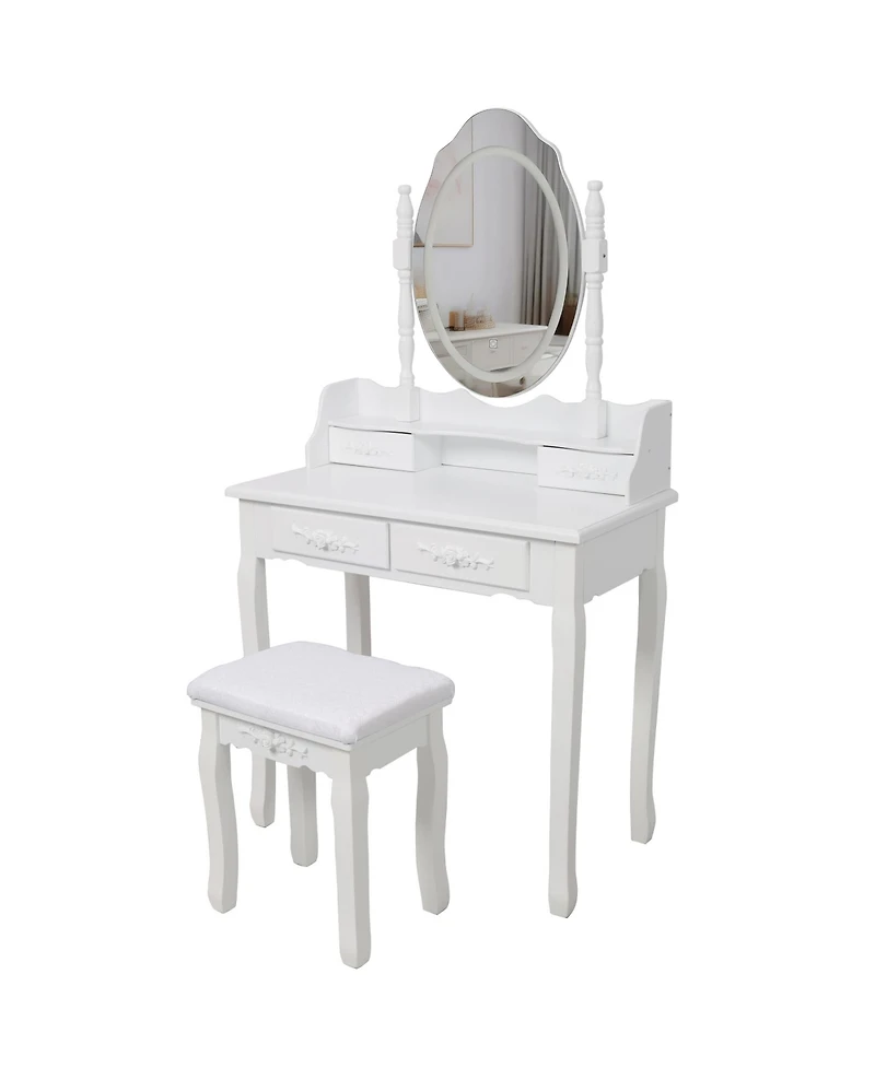 Rainsken Princess Vanity Desk Set