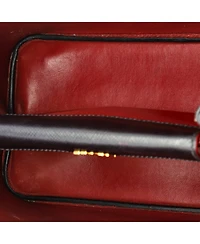 Pre-Owned Prada Small Cuir Double Tote Saffiano Leather