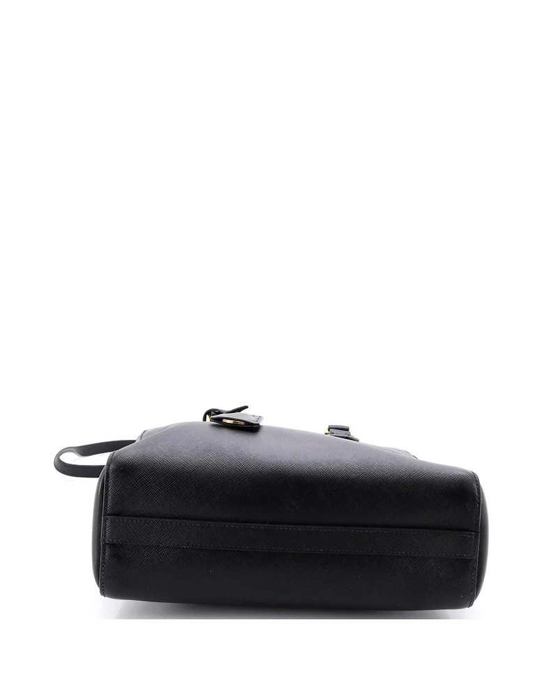 Pre-Owned Prada Small Convertible Open Tote Saffiano Leather