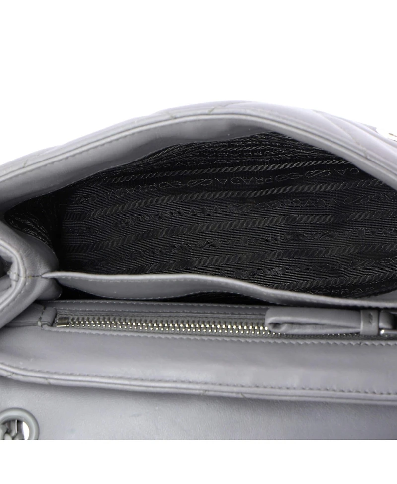 Pre-Owned Prada Large Spectrum Flap Bag Quilted Nappa Leather