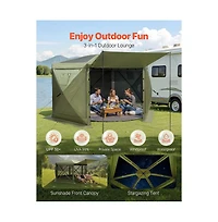 Slickblue Pop Up Gazebo Screen Tent with Carry Bag