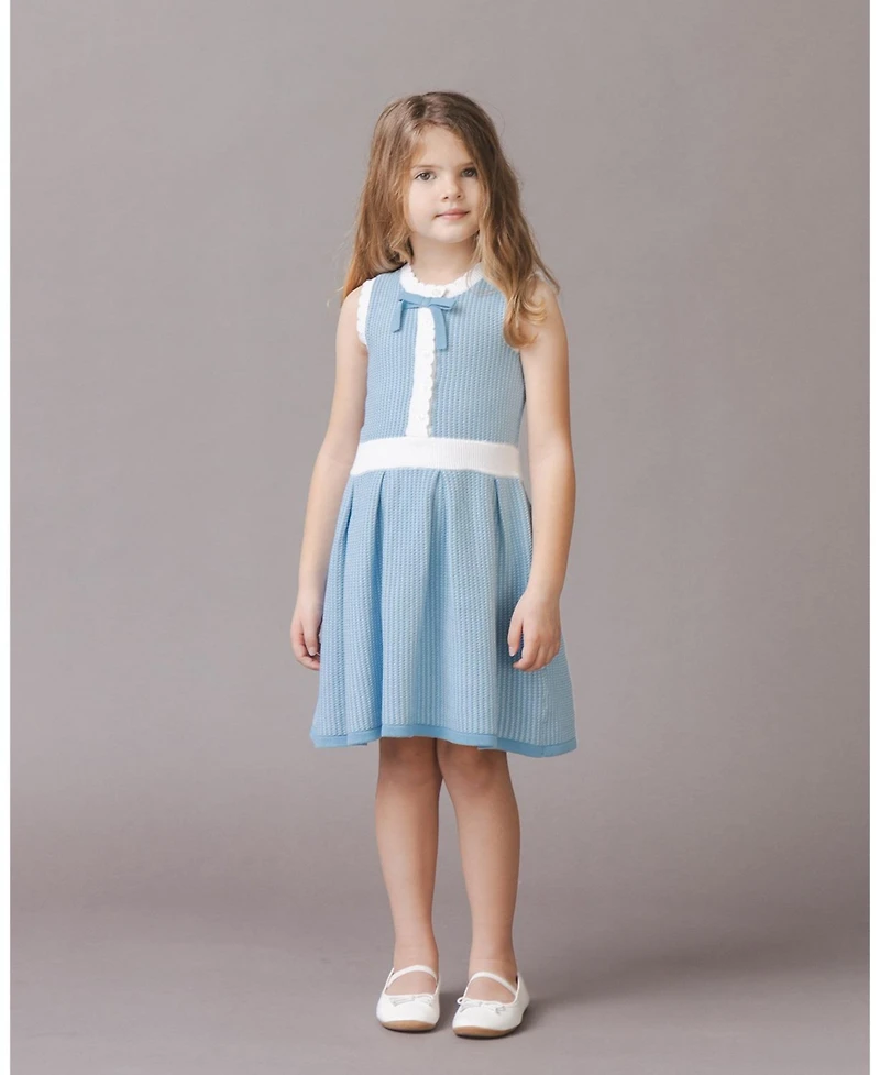 Hope & Henry Toddler Girls Button Front Tank Sweater Dress