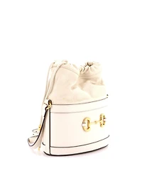 Pre-Owned Gucci Small Horsebit 1955 Bucket Crossbody Bag Leather