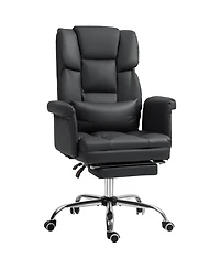 Boyel Living Executive Office Chair Pu Leather Ergonomic Desk Reclining Footrest Lumbar Support