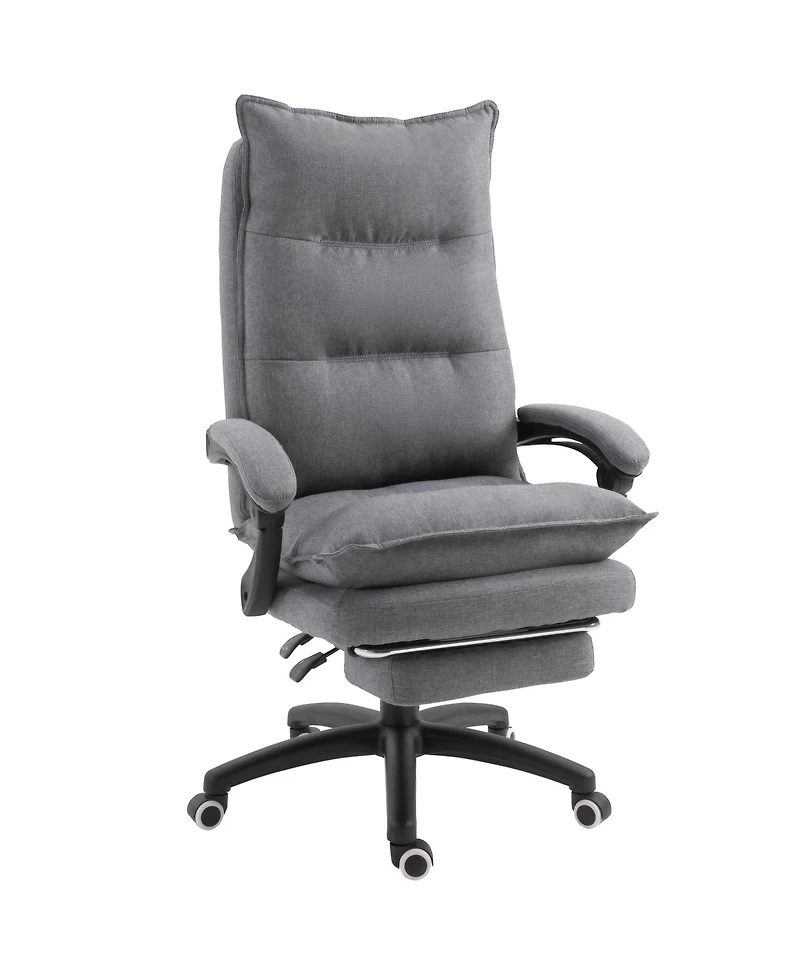 Boyel Living 360degree(s) Swivel Executive Home Office Chair with Adjustable Height and Retractable Footrest