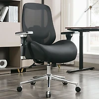 Boyel Living Executive Massage Office Chair with 4 Vibration Points and Heated Recline