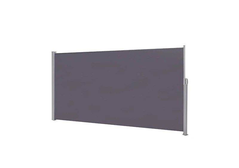 Aecojoy Retractable Side Awning, Double Side Awning, Waterproof Folding Outdoor Privacy