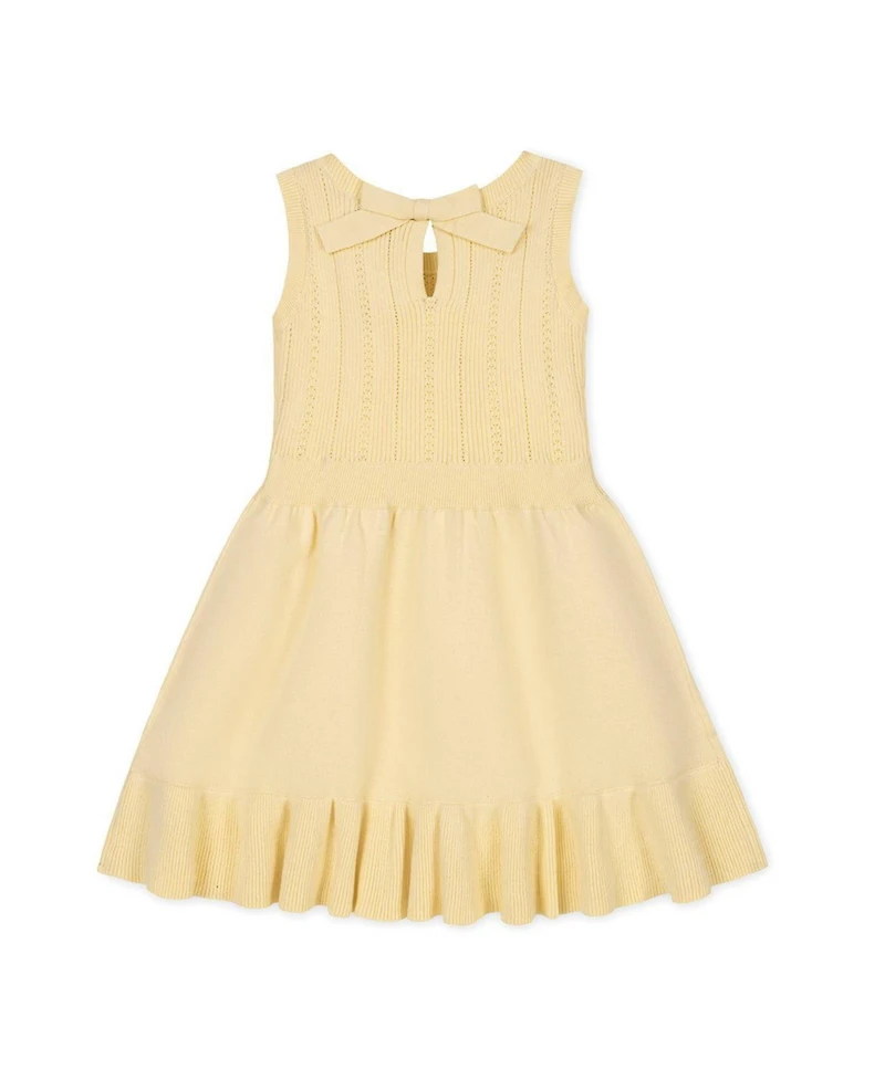 Hope & Henry Toddler Girls and Organic Flounce Hem Tank Sweater Dress
