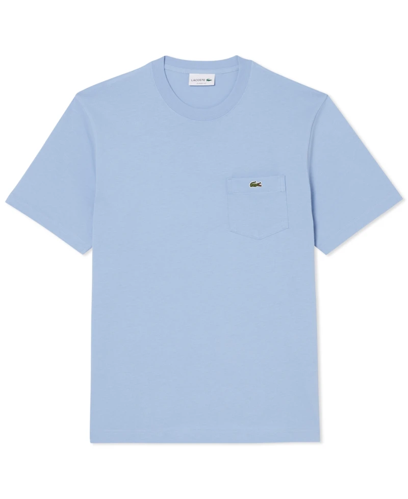 Lacoste Men's Front Pocket Crewneck Jersey T-Shirt