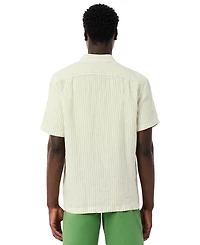 Lacoste Men's Regular-Fit Linen Shirt