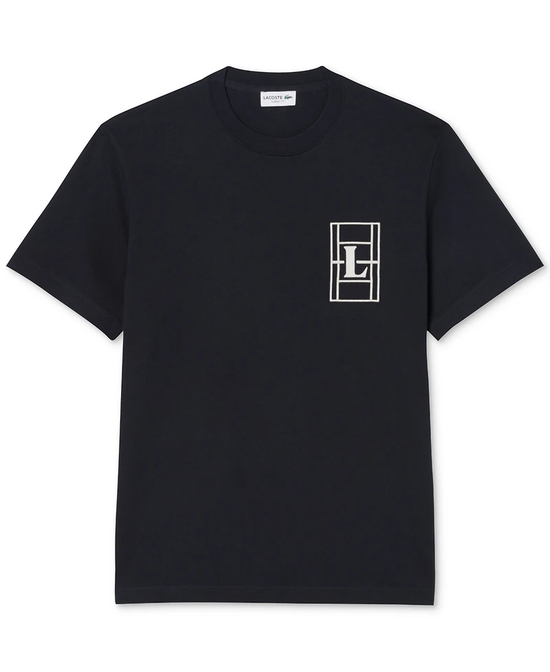 Lacoste Men's Classic-Fit Embroidered Heavy Jersey T-Shirt