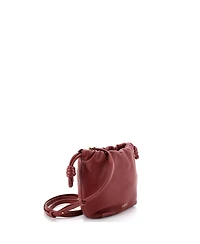 Pre-Owned Loewe Mini Flamenco Knot Chain Purse Bag Leather