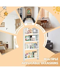 Rainsken 4-Tier Kids Bookshelf