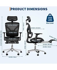 gaomon Ergonomic Office Chair with Breathable Mesh Back, High Back Support, 3D Armrests Provide your feedback on BizChat