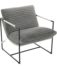 gaomon Sling Accent Chair with Metal Frame and Foam Cushion